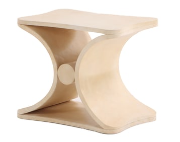 PARCHMENT BENCH OR TABLE.