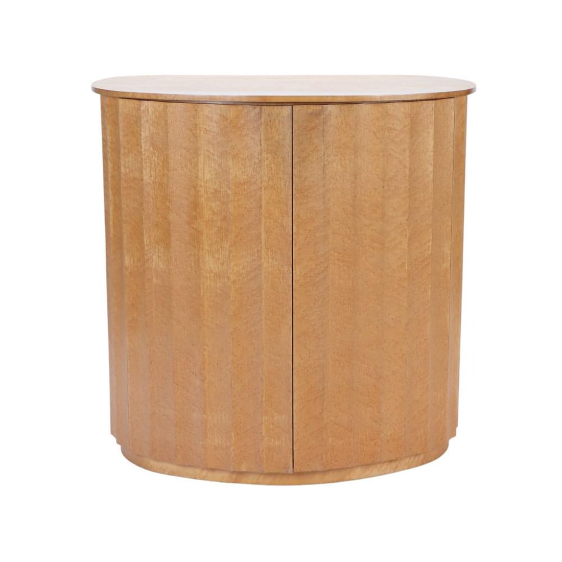 A CUSTOM FRENCH STYLE BIRDSEYE MAPLE TWO DOOR BAR (1 of 9)