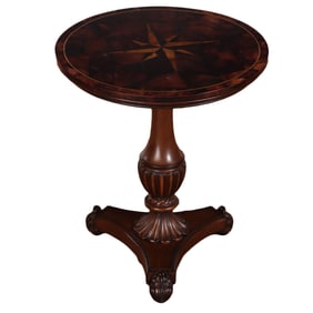 FAUX TORTOISE OCCASIONAL TABLE ATTRIBUTED TO MAITLAND SMITH.