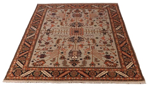 AN AGRA SERAPI RUG 8'10" X 12'11"