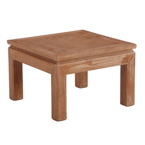 FRENCH CERUSED WOOD END TABLE C 1960.