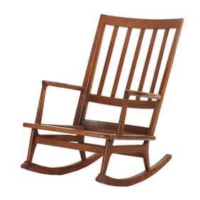 DANISH MODERN ROCKING CHAIR.