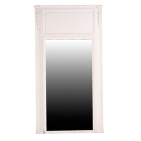 PAINTED FRENCH TRUMEAU MIRROR C 1930.