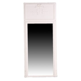 FRENCH PAINTED TRUMEAU MIRROR