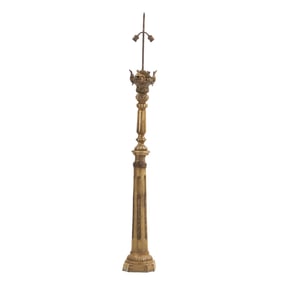 FRENCH BRONZE FLOOR LAMP C 1930.
