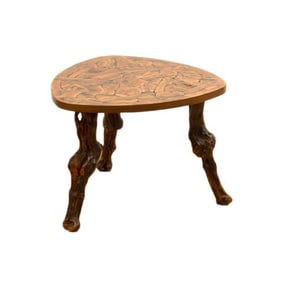 A French organic wooden occasional table circa 1920.
