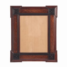 An Italian walnut mirror or picture frame C 1920.