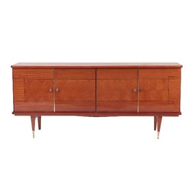 A French MCM mahogany sideboard C 1960.