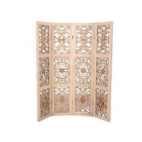 A MCM painted and gilt fantasy room divider / screen C 1950.