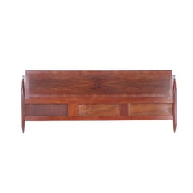 Walnut and rosewood king size headboard C 1960.