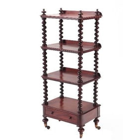 A French mahogany etagere 19th C.