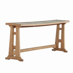 A beautifully rustic French oak potting table C 1930.