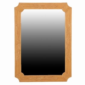 A French rattan mirror C 1970.
