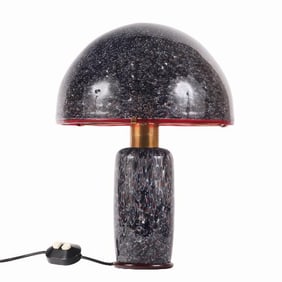 An Italian Murano glass table lamp by Vistosi C 1985 .