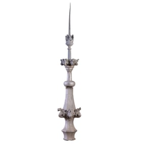 61" FRENCH ZINC FINIAL C 1870.