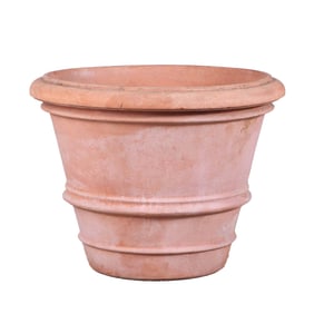 LARGE TERRACOTTA POT SIGNED BENOCCI MAURIZIO