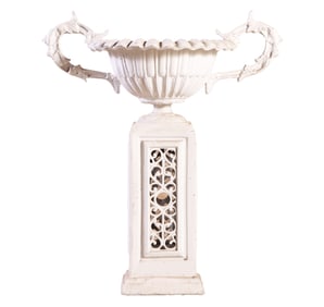 PAINTED URN