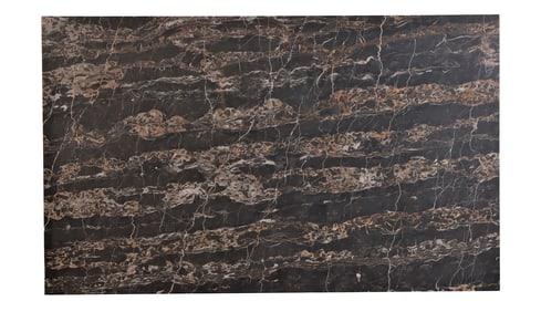 LARGE PIECE OF PORTORO NERO BLACK AND GOLD MARBLE.