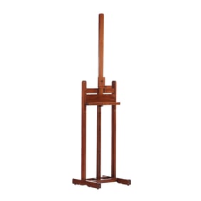 MAHOGANY ADJUSTABLE ARTIST'S EASEL C 1930.