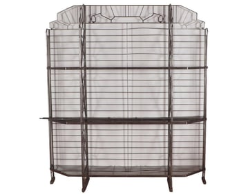 A FRENCH ART DECO BAKER'S RACK C. 1930