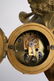 FRENCH BRONZE MANTEL CLOCK MARBLE PLINTH C. 1880 - 6