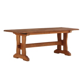 BELGIAN OAK TABLE WITH MORTIS AND TENON DESIGN C 1960.