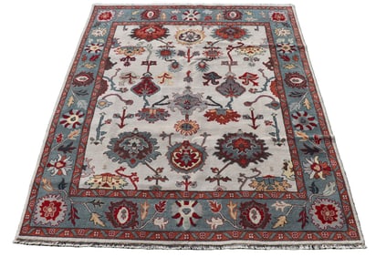 AN AGRA SULTANABAD RUG 8'X 10'