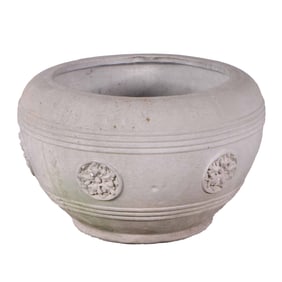 A CAST STONE PLANTER IN THE MANNER OF GALLOWAY.