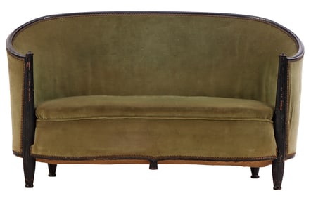 FRENCH ART DECO SETTEE C 1940.
