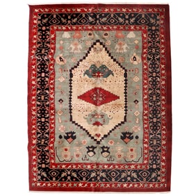 A LARISTAN BIJAR LARGE AREA RUG 9'X12'3"