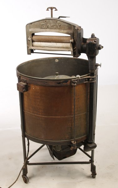 VINTAGE COPPER WASHING MACHINE C. 1915 - 2