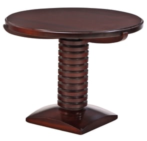 FRENCH MAHOGANY OCCASIONAL TABLE BY VICTOR COURTRAY C 1940.