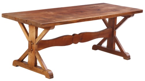 FRENCH WALNUT X FORM TABLE C 1930.