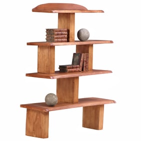 MODERN OPEN BOOKCASE OR ETEGERE.