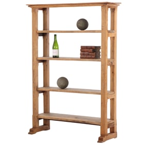 FRENCH OPEN OAK ETEGERE HAVING PEGGED CONSTRUCTION C 1950.