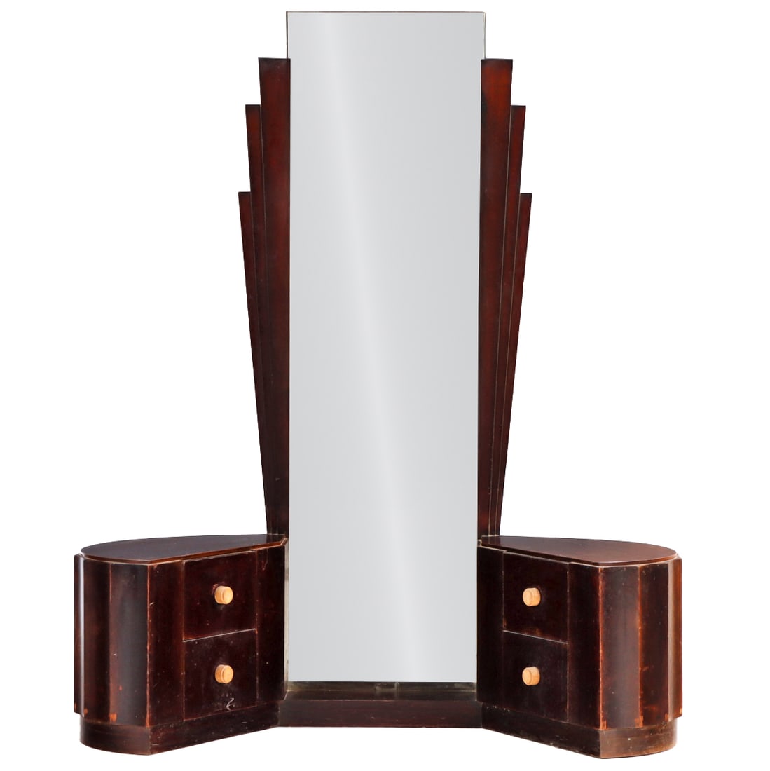 FRENCH ART DECO DRESSING TABLE BY ERIC BAGGE, CIRCA 1928. (1 of 6)