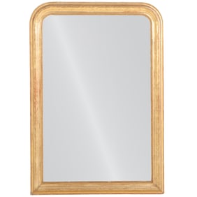 FRENCH LOUIS PHILIPPE GILTWOOD MIRROR C 1860 HAVING INCISED DETAILS AND A GREAT SURFACE.