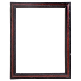 ITALIAN RIPPLE CARVED FRAME IN THE DUTCH TASTE HAVING A TWO TONE AND FAUX TORTOISE FINISH C 1940.