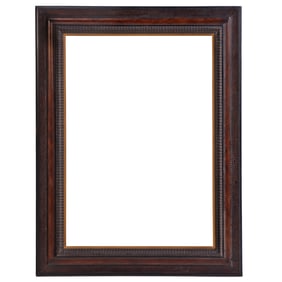 ITALIAN RIPPLE CARVED FRAME IN THE DUTCH TASTE HAVING A TWO TONE AND FAUX TORTOISE FINISH C 1940.