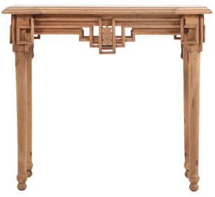 UNUSUAL AESTHETIC MOVEMENT MAHOGANY TABLE HAVING AN INSET WHITE MARBLE TOP C 1880.