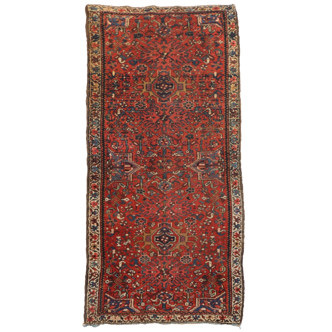 A WIDE HAMADAN RUNNER RUG 5'4" x 2'3" (1 of 5)