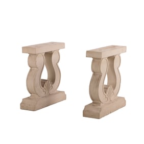 LARGE FRENCH GRANITE TOP TABLE RESTING ON STONE BASES. TOP IS STILL IN CRATE. TOP IS HEAVY AND WE