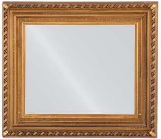 GILTWOOD AND GESSO MIRROR C 1900.