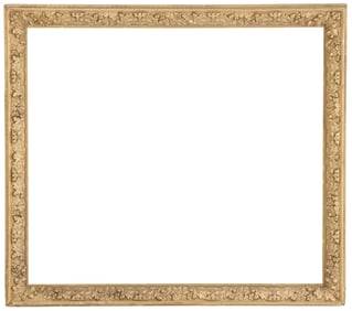 A GILTWOOD AND GESSO MIRROR OR PICTURE FRAME C 1910.