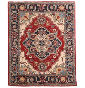 A PESHAWAR SERAPI RUG 4'10"X 6'6"