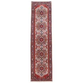 AN AGRA SERAPI RUNNER RUG 2'5"X 12'1'