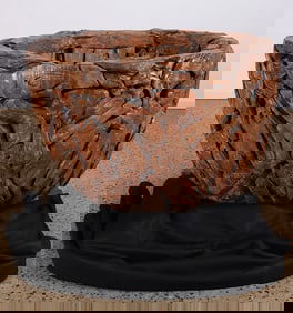 OVERSIZED WOOD PLANTER FROM INDONESIA