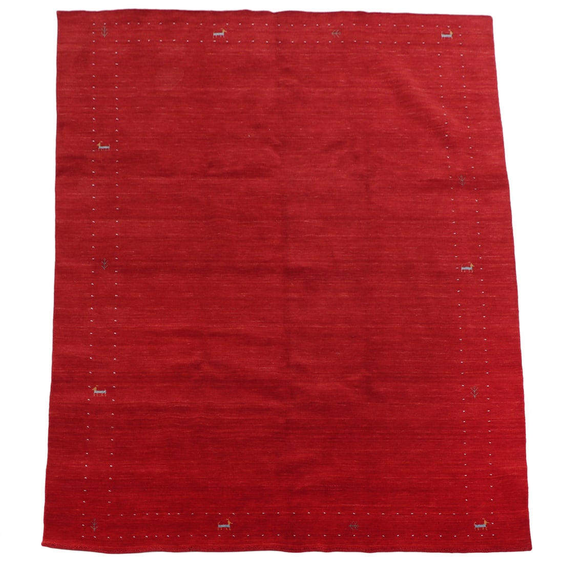 A GABBEH TRIBAL RUG 6'1" X 9'1" (1 of 5)