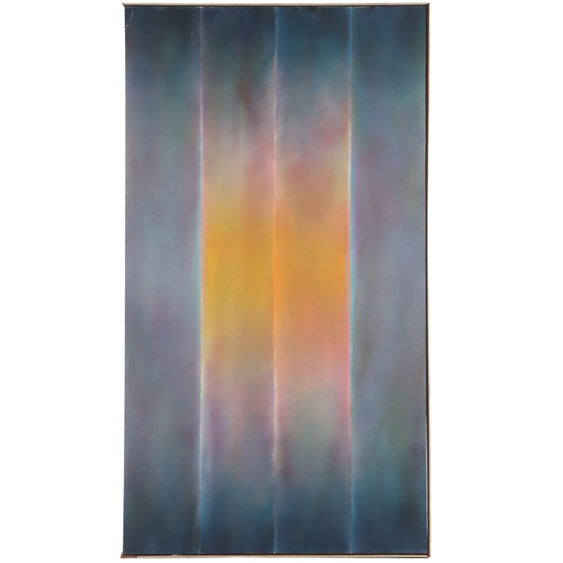 ANDREW JANSONS (AMERICAN 1942-1989) "CHANA" COLOR FIELD ABSTRACT PAINTING, SIGNED ON REVERSE C 1971. (1 of 7)