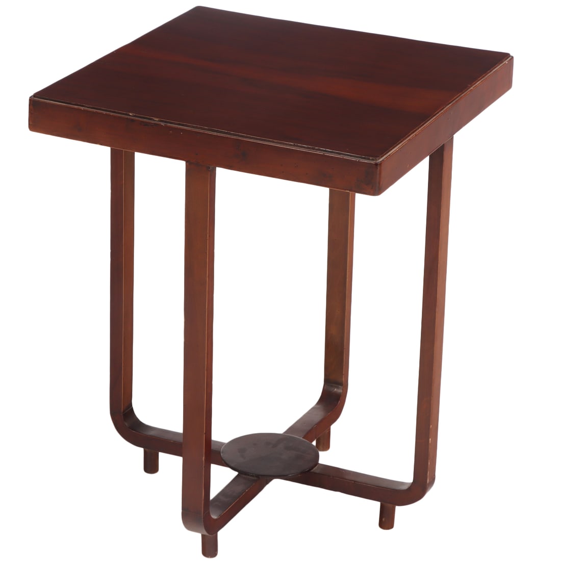 SECESSIONIST STYLE END TABLE RAISED ON SMALL FEET C 1920. (1 of 5)